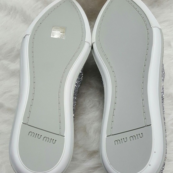 ⛔MIU MIU PRADA METAL CAP TOE SKATE SNEAKER - Picture 7 of 8